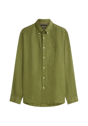 Tommy Hilfiger logo-embroidered shirt - Green