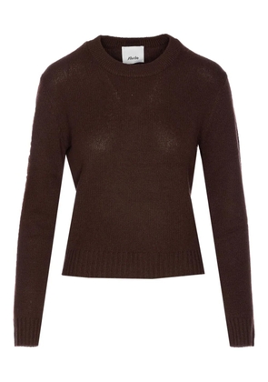 Allude crew-neck cashmere sweater - Brown