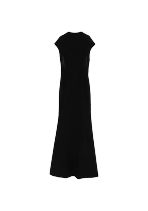 Jil Sander cap-sleeves maxi dress - Black