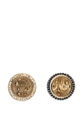 THOT GIOIELLI crystal-embellished stud earrings - Gold