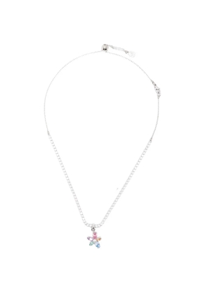 Swarovski x Ariana Grande flower-pedant necklace - Silver