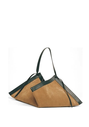 Yuzefi leather tote bag - Brown