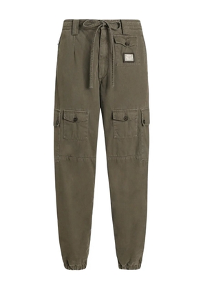 Dolce & Gabbana drawstring cargo pants - Green