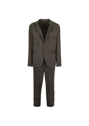 Giorgio Armani Pre-Owned corduroy two-piece suit - Grey