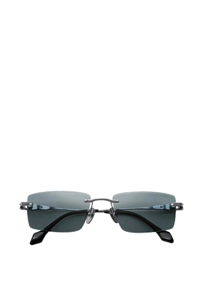Dyrka rectangle rimless sunglasses - Silver
