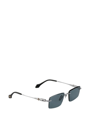 Dyrka rectangle rimless sunglasses - Silver