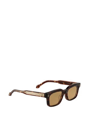 Dyrka rectangle frame sunglasses - Brown
