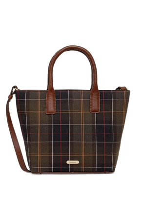 Barbour Birch tartan-pattern tote bag - Brown