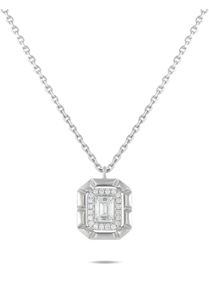 LB Exclusive diamond pendant necklace - Silver