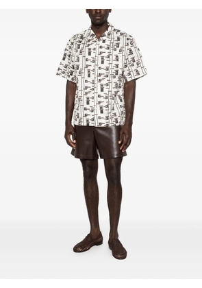 Prada patterned shirt - Neutrals