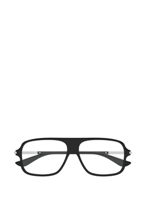 Alexander McQueen Eyewear pilot frame glasses - Black