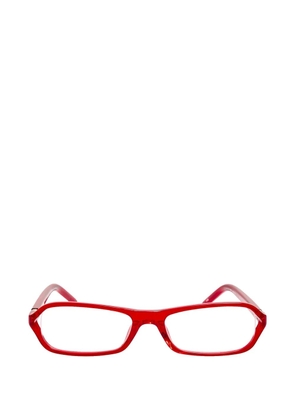 Jacquemus rectangle-frame glasses - Red
