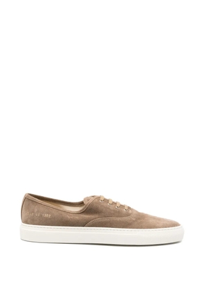 Common Projects Four Hole laced suede sneakers - Brown