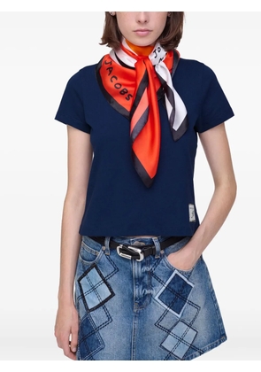 Marc Jacobs Joy-print silk scarf - Orange
