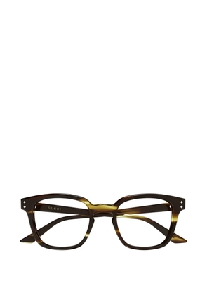 Gucci Eyewear square-frame glasses - Brown