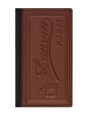 Lanvin embossed bifold wallet - Brown