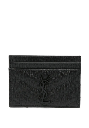Saint Laurent Cassandre cardholder - Black