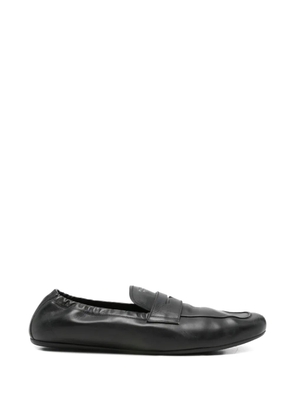 Prada slip-on leather loafers - Black