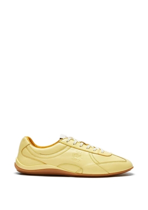 LILI CURIA Zola logo embossed sneakers - Yellow