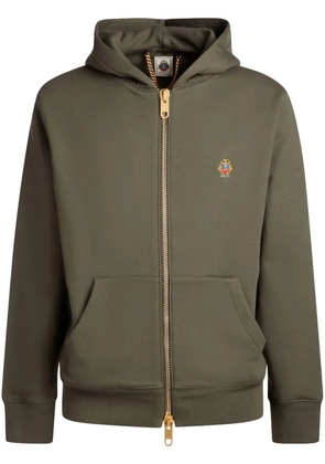 Bally x Adrien Brody logo-embroidered hoodie - Green