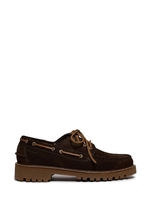G.H.Bass Ranger Camp Moc leather-lace boat shoes - Brown