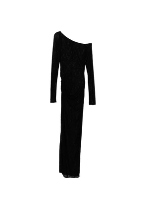 Kiki de Montparnasse lace long-sleeved dress - Black