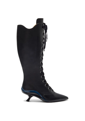 LILI CURIA Lilith lace-up tall boots - Black