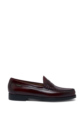 G.H.Bass woven flag penny loafers - Red
