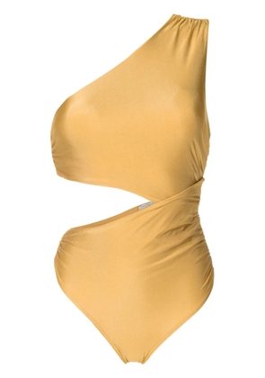 Lenny Niemeyer asymmetric cut-out swimsuit - Yellow