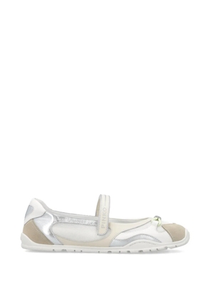 PINKO toutch-strap logo-detail sneakers - Neutrals