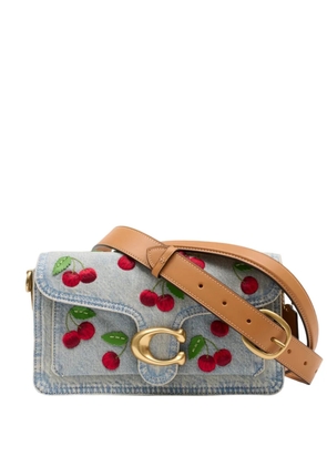 Coach Tabby 26 cherry-embroidered shoulder bag - Blue