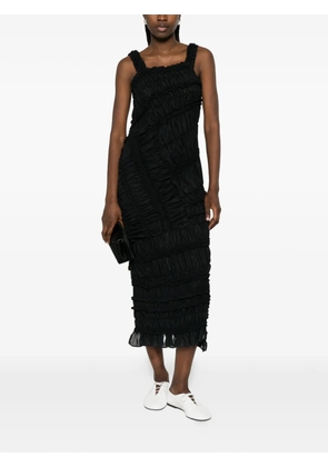 Magda Butrym ruffled midi dress - Black