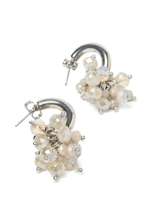 Peserico bead hoop earrings - Silver