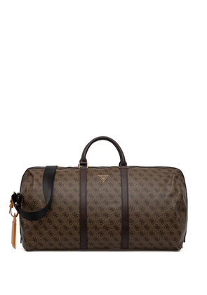 GUESS USA pattern holdall - Brown