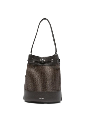 Zanellato Mondà woven bucket bag - Brown