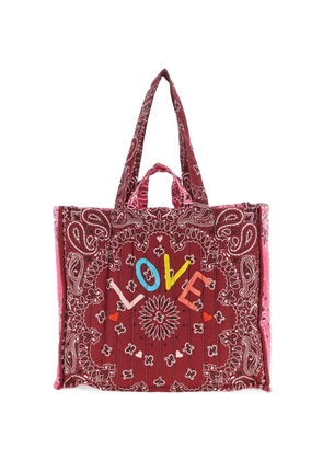 Call It By Your Name maxi Cabas quilted tote bag - Pink