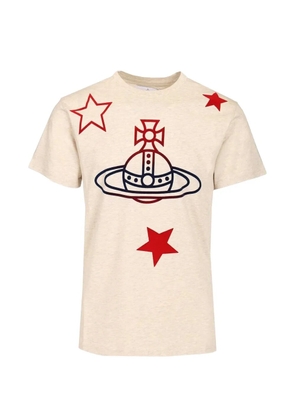 Vivienne Westwood Orb star-print T-shirt - Neutrals
