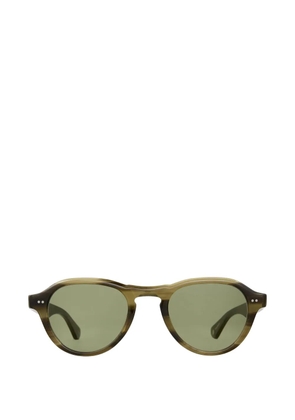 Garrett Leight Mcnally round-frame sunglasses - Green