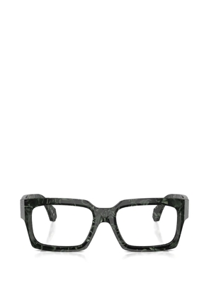 Alain Mikli rectangle-frame glasses - Green