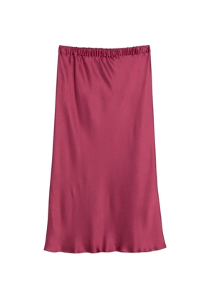 Antonelli elasticated midi skirt - Red