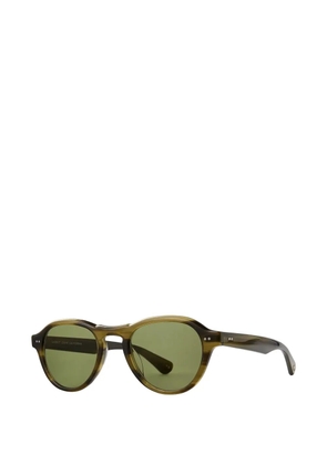 Garrett Leight Mcnally round-frame sunglasses - Green
