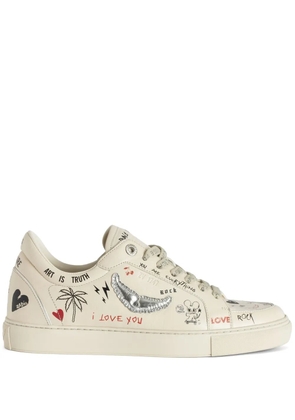 Zadig&Voltaire Fly On Love Tag trainers - Neutrals