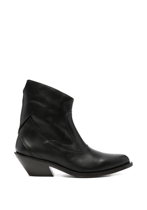 NULLUS Western 1 leather cowboy boots - Black