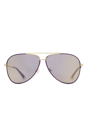 Ferragamo Eyewear pilot-frame sunglasses - Purple
