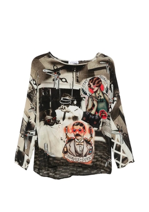 The Artistylist printed blouse - Black