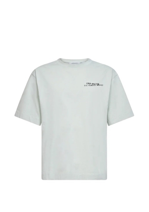Off-White arrow lettering T-shirt - Green