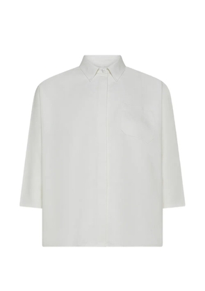 Cruna Elide chest-pocket shirt - White