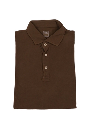 Fedeli cotton polo shirt - Brown