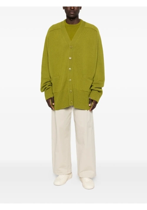 extreme cashmere Taurus pocket cardigan - Green