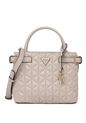 GUESS USA quilted satchel bag - Neutrals